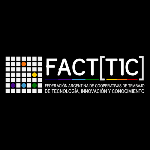 Reads "FACT[TIC]". There is a synthetic illustration of differnt colors on a grid.